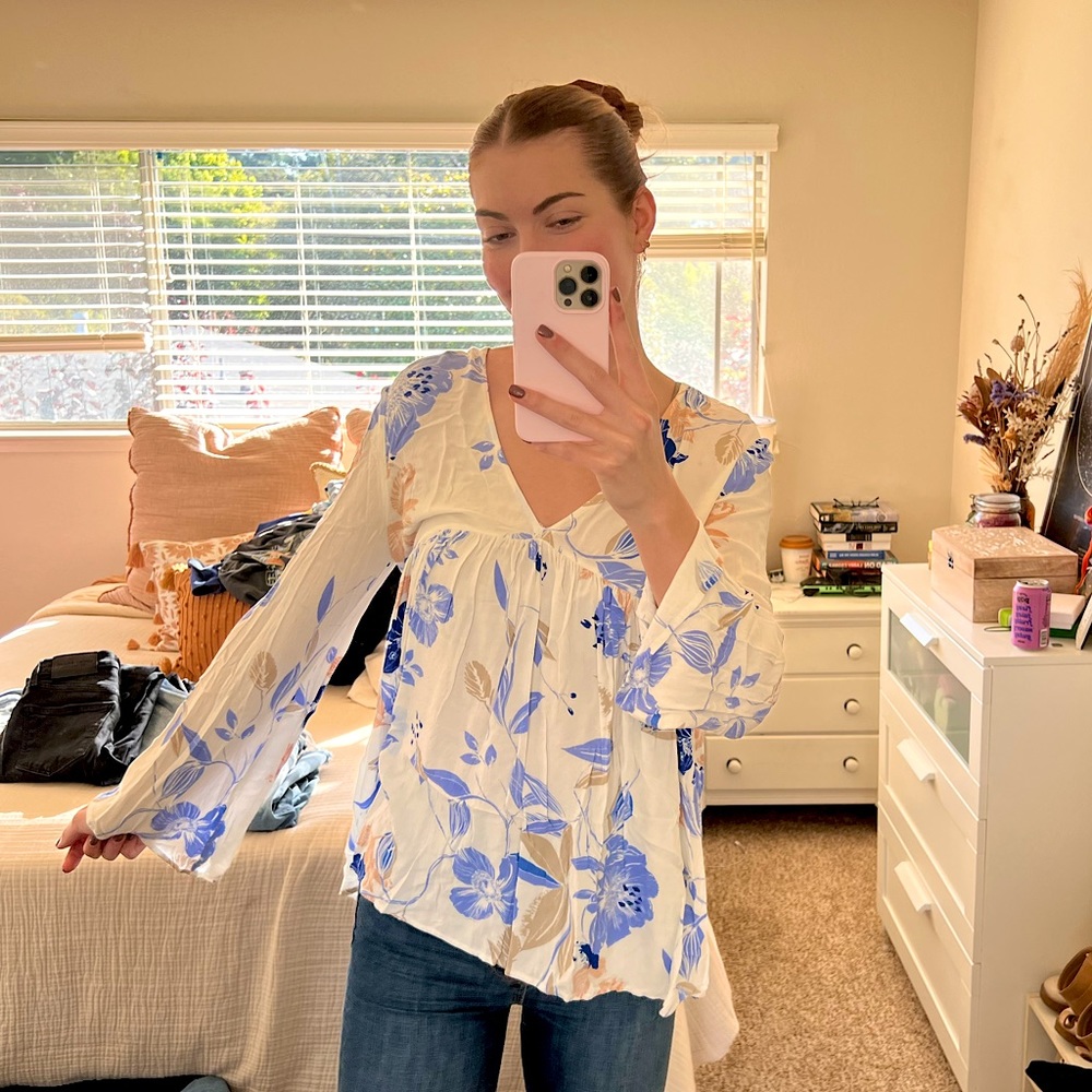 Free People Flowy Top